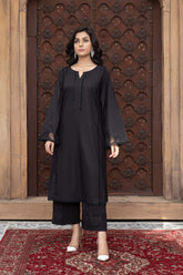 2-Pc Lawn Shirt With Cotton Qlot Trouser CPG22-51